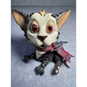 LITTLE PAWS MILLIE Pet KITTEN Gray Black‎  Resin FIGURINE 306-LP-MIL Ceramistone